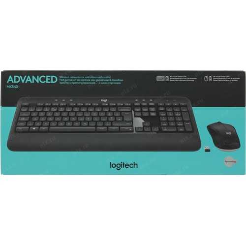 Клавиатура и мышь Logitech MK540 ADVANCED Black USB